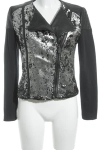 Chaqueta de entretiempo Mujeres Chaqueta Talla EU 38 negro-color plata - Imagen 1 de 5