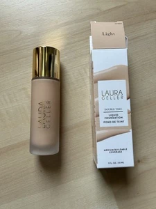 LAURA GELLER Double Take Liquid Foundation Medium Buildable Coverage LIGHT - Picture 1 of 3