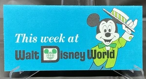 Vintage This Week At Walt Disney World Brochure Resort Guide & Events 1972 - Picture 1 of 15