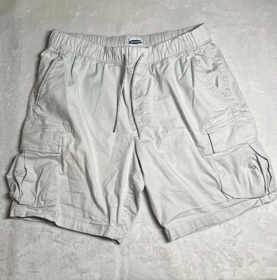 Pantalones cortos cargo holgados Old Navy Surplus Company para hombre talla mediana blancos Foto 1 de 4