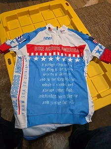 DNA Radtrikot Herren Medium Bike Across America USA Kurzarm Full Zip - Bild 1 von 9