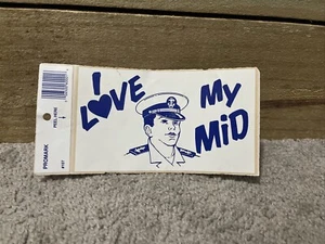 Vintage I Love My Mid Sticker 6”x 3.5" - Picture 1 of 1