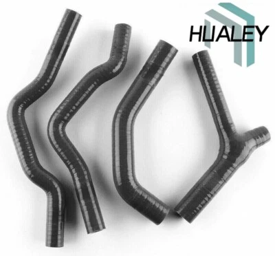 Mangueira de líquido de arrefecimento de radiador de silicone preta para 1985 1986 1987 1988 Honda CR500R - Imagem 1 de 4