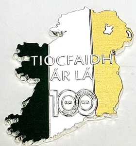 Gold Silver Coin 3D Irish Revolution Ireland 1916 Proclamation St Patricks Day - Picture 1 of 12