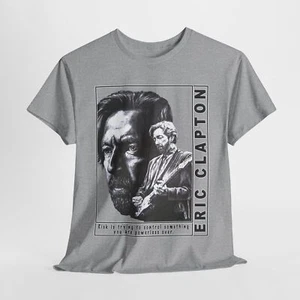 Eric Clapton - Unisex T-shirt - Tee, Shirt, Sweatshirt, Hoodie, vintage, gift, - Picture 1 of 66