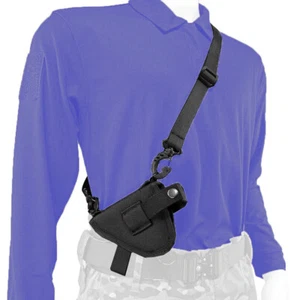 Tactical Cross Body Sling Shoulder Holster for Most J Frame .38 .357 Revolvers - Picture 1 of 9