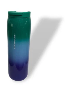 Starbucks Travel mug Vacuum Flasks Stainless Steel Hot &Cold Thermos Green 473ml - Picture 1 of 12