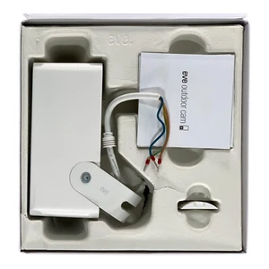 Eve Outdoor Cam Smarte Außenkamera Flutlicht HomeKit Secure Video Infrarot-Nacht - Bild 1 von 10