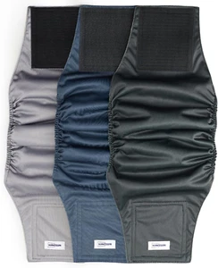 Washable Dog Diapers Male Reusable, Premium Belly Bands for Male Dogs Small, Pac - Picture 1 of 12