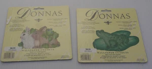 2 SEALED PACKS OF DONNAS WALLPAPER CUTOUTS, FROGS & RABBITS, 16 EACH - Picture 1 of 5