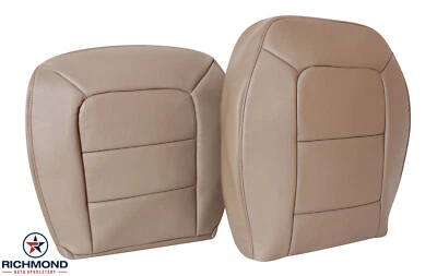2001-2002 Ford Explorer Sport Trac -Driver Side Complete Leather Seat Covers Tan - Image 1 of 4