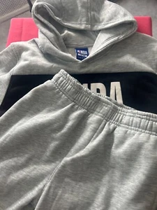 Jogger set ! Kids size M10/12 Gray and Black Top with bottoms - Picture 1 of 7