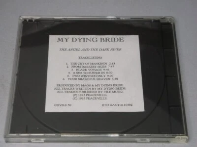 My Dying Bride:  The Angel & the Dark River  UK Promo CD - Image 1 of 2