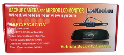 New Backup  Rear View Camera & Mirror Monitor Kit Cars Trucks - Night Vision - Image 1 of 3