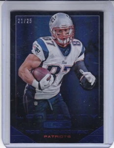 ROB GRONKOWSKI 2014 PANINI ROOKIES & STARS LONGEVITY #21/25 #37 NEW ENGLAND - Picture 1 of 1