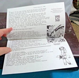 Fantasy Works Comic Shop Newsletter Aurora CO Buckingham Square 1992 VERY RARE - Bild 1 von 1