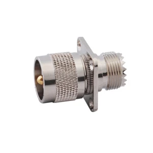 RF Adapter UHF PL-259 auf SO-239 Buchse Panel Halterung Gehäuse für CB Walkie Talkie - Bild 1 von 3