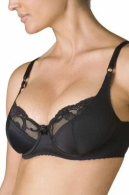 Новый с Ярлыками Sassybax довольно сексуальный черный бюстгальтер 32D EBR02 UW назад крюк/глаз Adj ремни кружева - Изображение 1 из 4