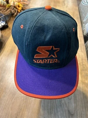 Gorra gorra vintage años 90 Starter Tri Power The Natural 100 % lana Snapback Foto 1 de 4