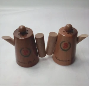 Vintage Teapot Vancouver BC Salt & Pepper Shakers - Bild 1 von 6