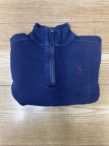 Suéter Para Niños Polo Ralph Lauren Suera Manga Larga Algodón Talla 5 Color Azul - Picture 1 of 14
