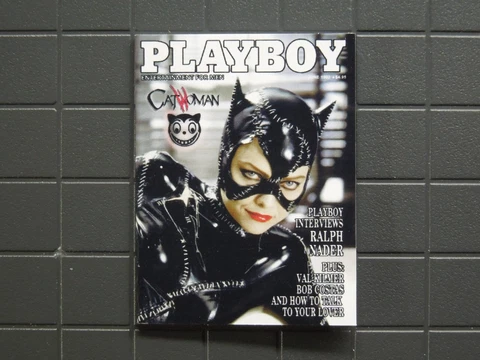 1/6 Scale Custom Playboy - Batman Returns Catwoman - full interior, Bruce Wayne Cover