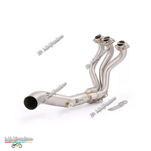 Tubo de eslabón de cabezal 51 mm sistema de escape completo para Yamaha MT-09 FZ-09 Tracer 900 - Imagen 1 de 12