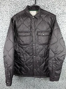Imogene and Willie Alpha Industries Black Quilted Jacket Mens Large READ Descrip - Picture 1 of 13