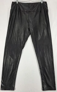 NWT Bagatelle Womens Faux Leather Skinny Pants Pull-On Stretchy Black Goth XL - Picture 1 of 13