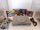 Sony Psone Console Scph-9002 Playstation  With 4 Games