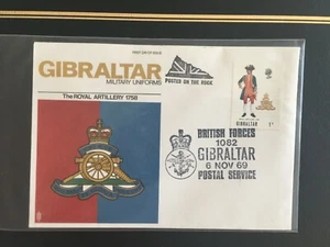 GIBRALTAR 1969 MILITARY UNIFORMS BFPS COVERS (x4) , all w/ SHS - Picture 1 of 4