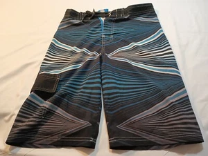 Ocean Pacific, Board Shorts Stretch Boys XL Blues/White 91%Polyester/9%Spandex - Picture 1 of 9