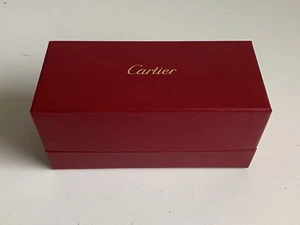 ONLY BOX Cartier Glasses Sunglasses Storage Box Case Holder Red CHECK PICTURES - Picture 1 of 9