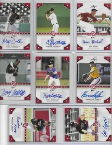 30 DIFFERENT 2015 LEAF PERFECT GAME RED AUTOGRAPH LOT AUTO LOT ALL SERIAL OF #/5 - Picture 1 of 4