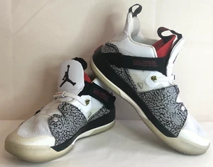 Nike Air Jordan XXXIII 2018 - Men's Size 11 - Black, Red & White - BV5072-101 - Picture 1 of 13
