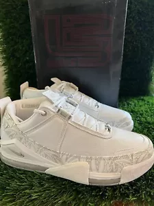 VTG🔥 Sz 10 - Nike Lebron 2 Low White Metallic Laser 310845-111 2005 OG - Picture 1 of 11