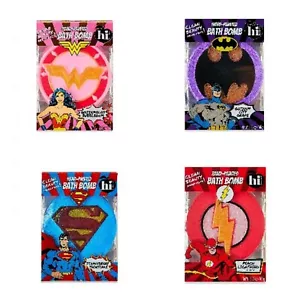 Justice League DC Comics Hand-Painted Bath Bomb Multicolor Lot of 4 - Picture 1 of 9