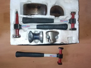 Sealey DropForged Panel Beating Set 7 Pcs Vintage Car Body Tools Hammers Dollies - Picture 1 of 15