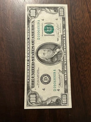 Vintage 1974 $100 Bill - Image 1 of 3