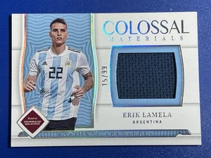 Panini National Treasures 22 Colossal Materials Argentina Lamela Player Worn - Bild 1 von 3
