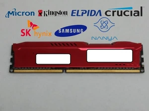 Lot of 5 Major Brand 4 GB PC3-14900 (DDR3-1866) 1Rx8 DDR3 Shielded Desktop RAM - Picture 1 of 6