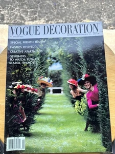 Rare: VOGUE Decoration Magazine #19 Mats Avril 1989 Interior Design - Picture 1 of 22
