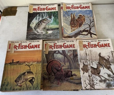 Lot 28 Fur Fish Game Magazines 1971 - 1975 Vintage Hunting Fishing Trapping - Image 1 of 4