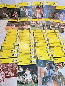Sportscaster Card Lot Of 100 Tennis 1977-79 Conners, Laver, Evert, Navratilova - Picture 1 of 18