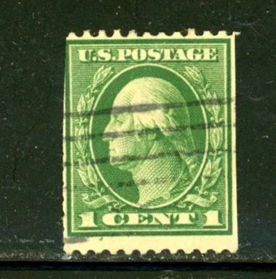 US Scott # 385 - Used - Nice Centering - CV=$50.00        (5-C238) - Image 1 of 2