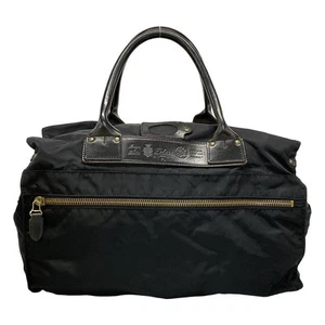 Auth Felisi - Black Nylon Leather Handbag - Picture 1 of 12