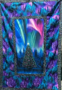 Kit de edredón de panel de luces de invierno Timeless Treasure - Imagen 1 de 4