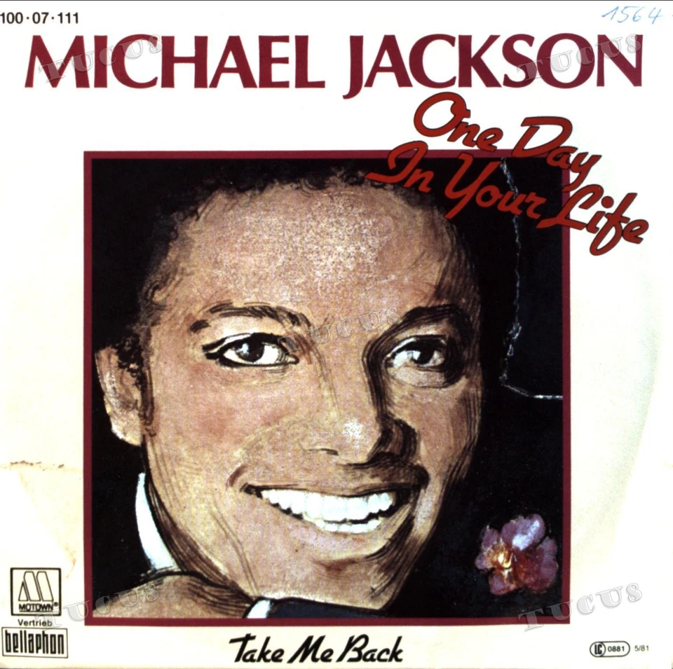 Michael Jackson - One Day In Your Life / Take Me Back 7in (VG+/VG+) '* - Image 1 of 1