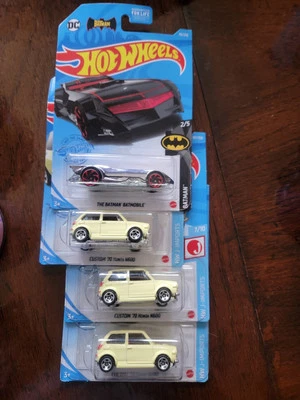 Honda N600 2021 Hot Wheels Custom '70 y Batman - The Batman Mobile Foto 1 de 4