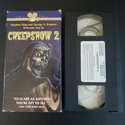 CREEPSHOW 2 1987 VHS GOLD SERIES 1995 R&G Starmaker New World Horror RARE Tape Foto 1 de 3
